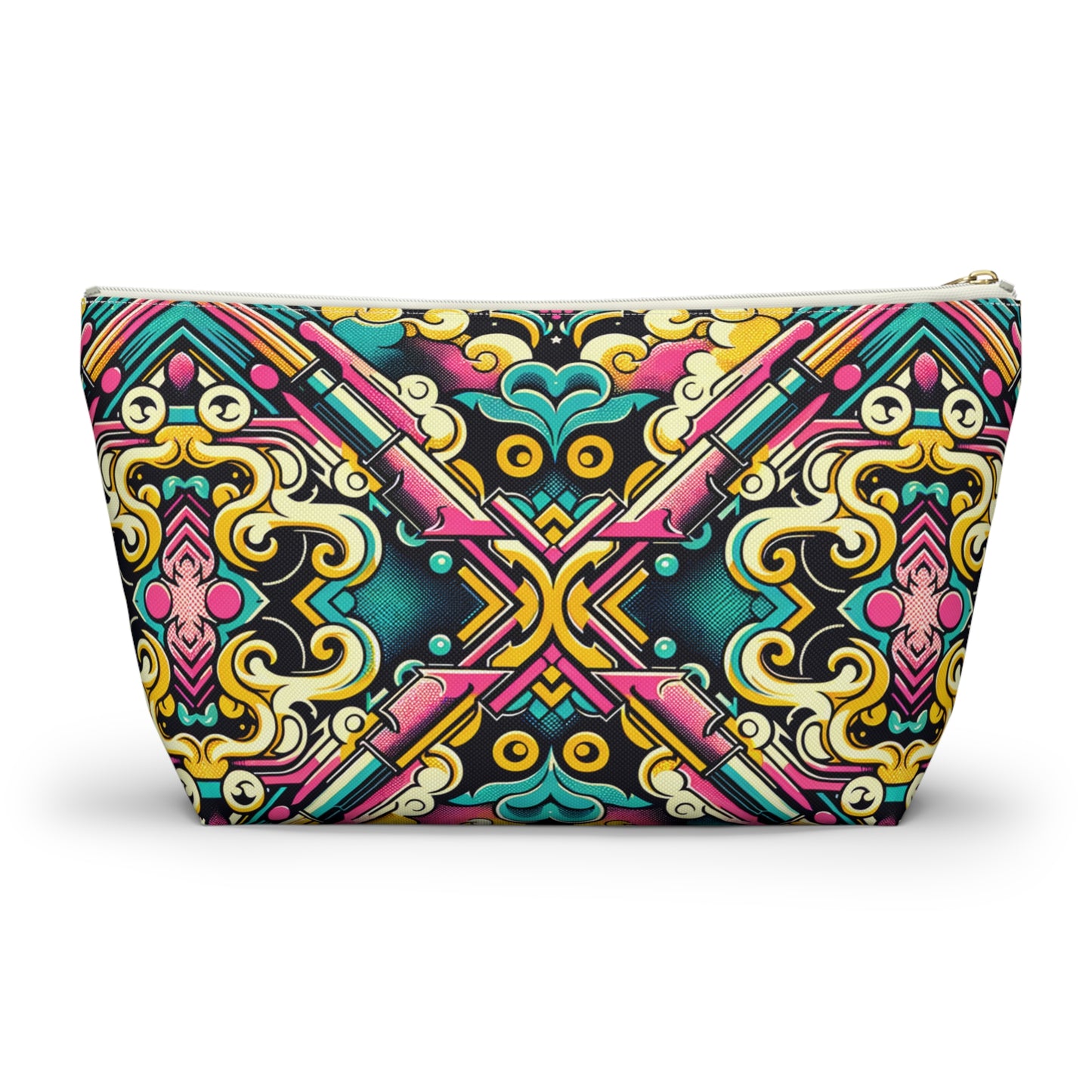 Neon Pop Art Revival Pop Culture Retro Accessory Pouch W T-Bottom - 8404 Design-59