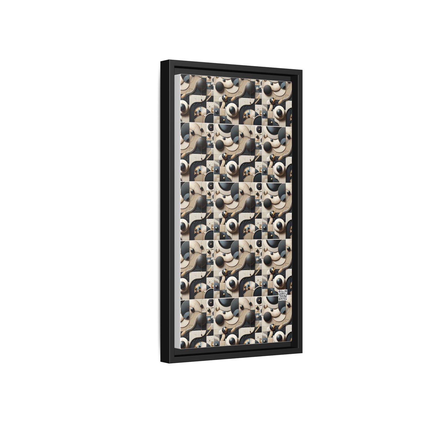 Tech-forward Luxe Streetwear Tech Luxe Fusion Matte Canvas, Framed (multi-color) - 8404 Design-71 B