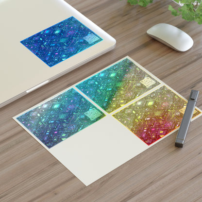 Tech Noir Graphics Futuristic Tech Aesthetics Sticker Sheets - 8404 Design-52