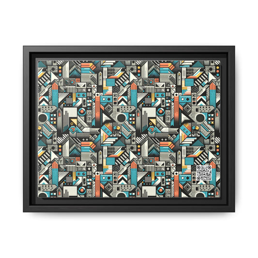 Digital Street Art Urban Street Style Matte Canvas, Framed (multi-color) - 8404 Design-81 A