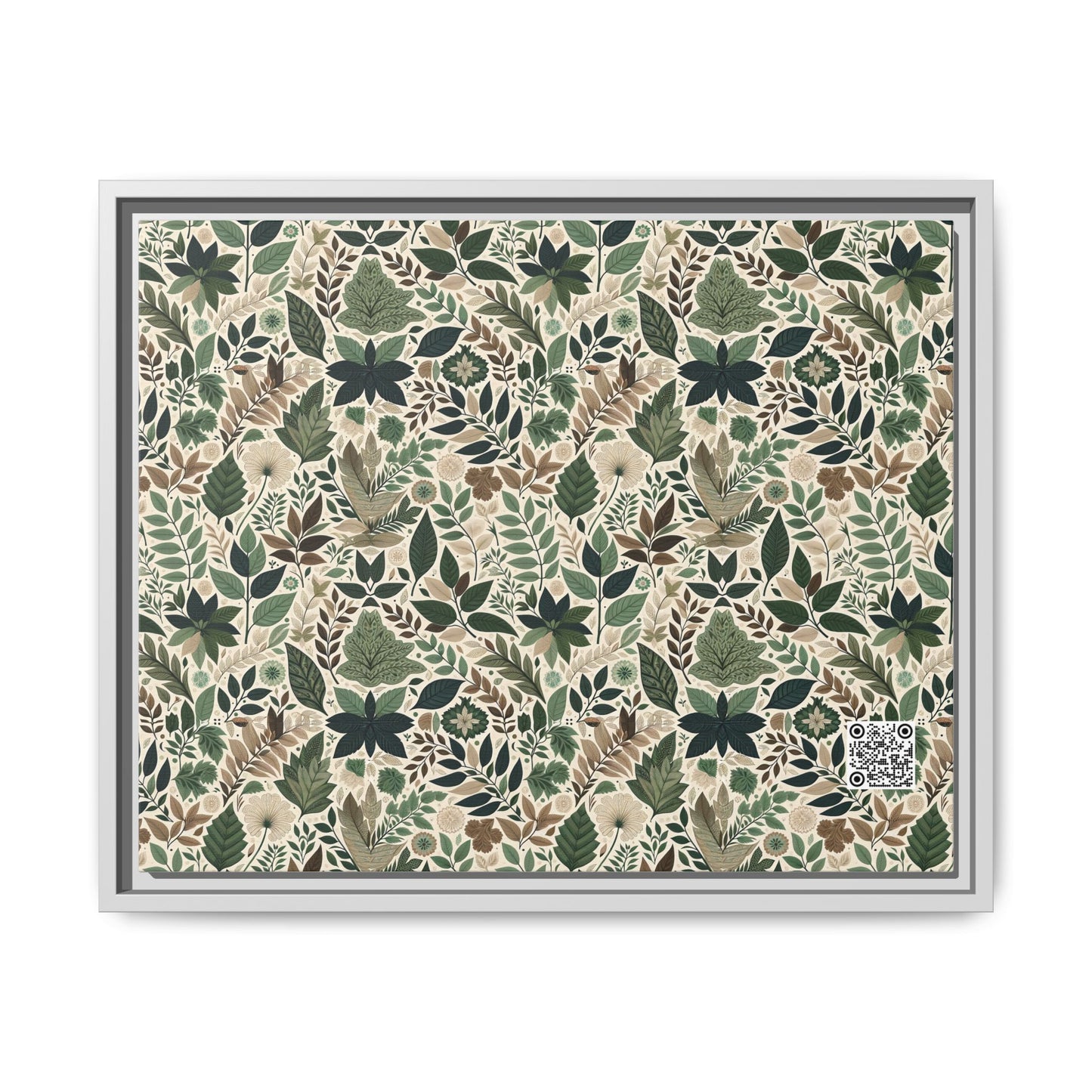 Streetwear Sustainability Environmentally Conscious Streetwear with a Natural Aesthetic Matte Canvas, Framed (multi-color) - 8404 Design-57 A