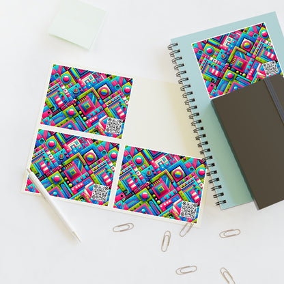 Neon Street Pop Vibrant and Eye-catching Sticker Sheet - 8404 Design-63