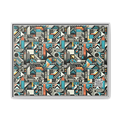 Digital Street Art Urban Street Style Matte Canvas, Framed (multi-color) - 8404 Design-81 A