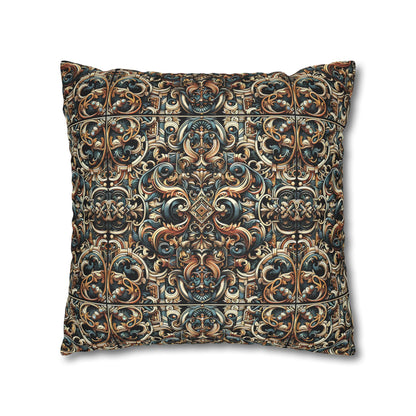 Urban Renaissance Historical Fusion With Street Edge Spun Polyester Square Pillowcase - 8404 Design-59