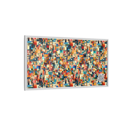 Digital Artistic Expression Artistic Streetwear Matte Canvas, Framed (multi-Color) - 8404 Design-46 B