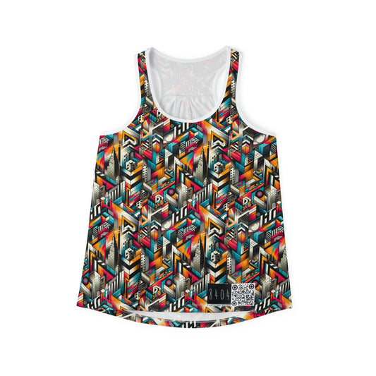 Graffiti Revival Urban Street Art Women's Tank Top - 8404 Design-62
