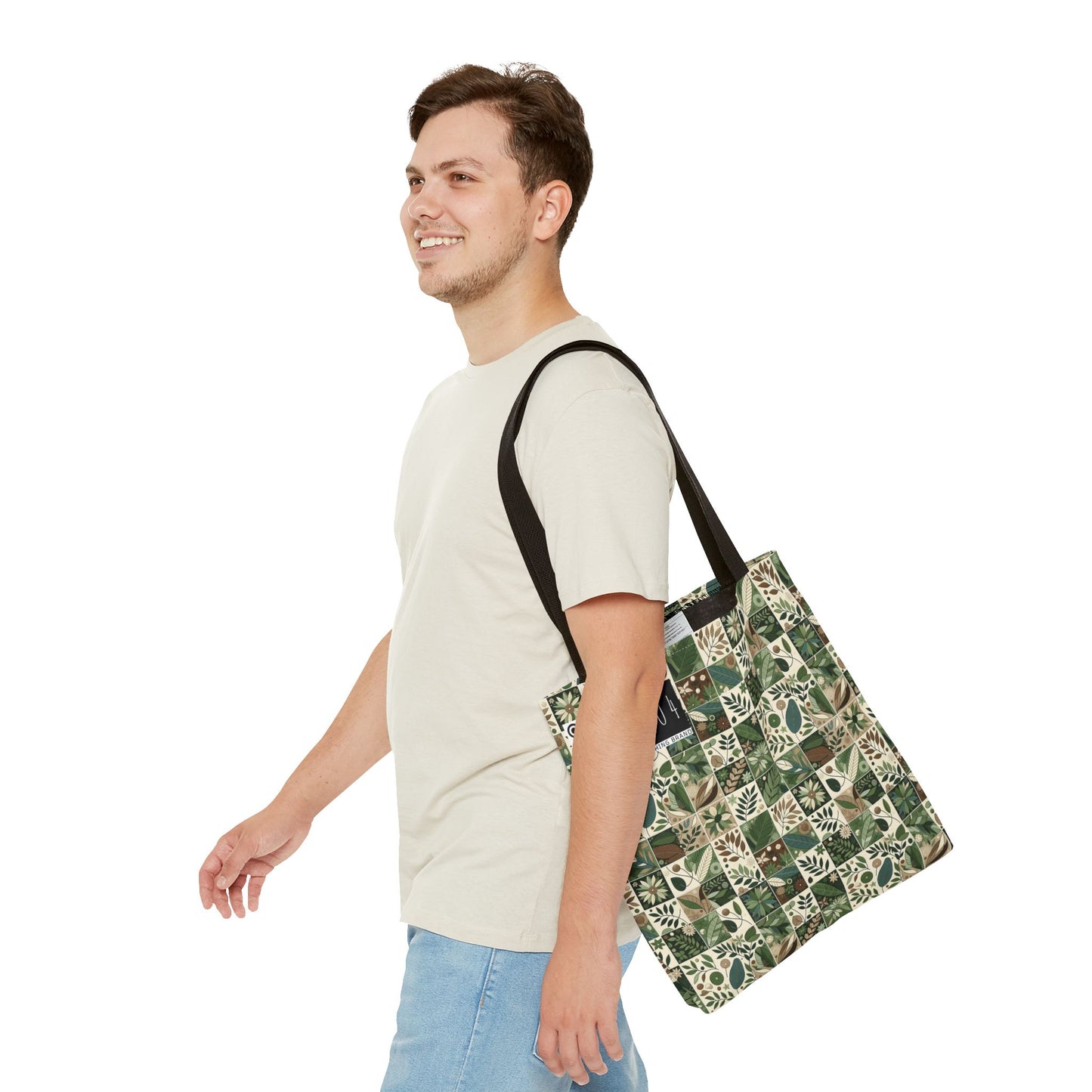 Streetwear Sustainability Environmentally Conscious Streetwear with a Natural Aesthetic Tote Bag - 8404 Design-57