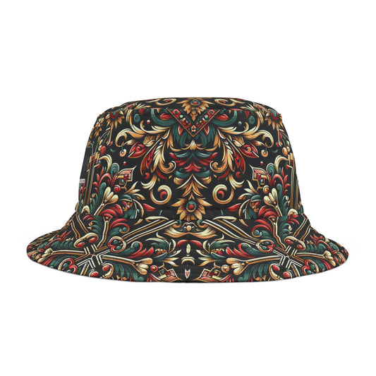 Streetwear Renaissance Artistic Clash of Old and New Bucket Hat - 8404 Design-46