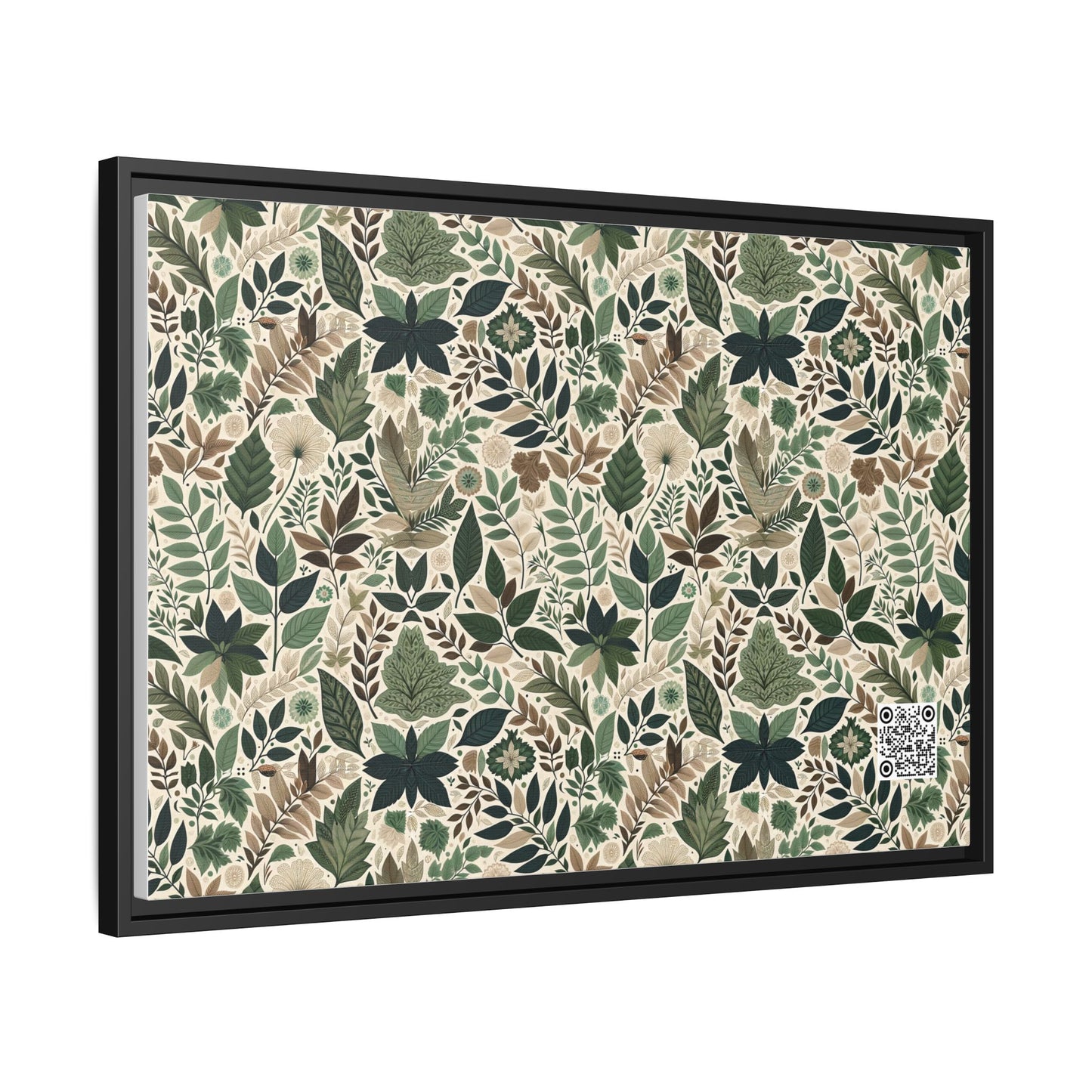 Streetwear Sustainability Environmentally Conscious Streetwear with a Natural Aesthetic Matte Canvas, Framed (multi-color) - 8404 Design-57 A