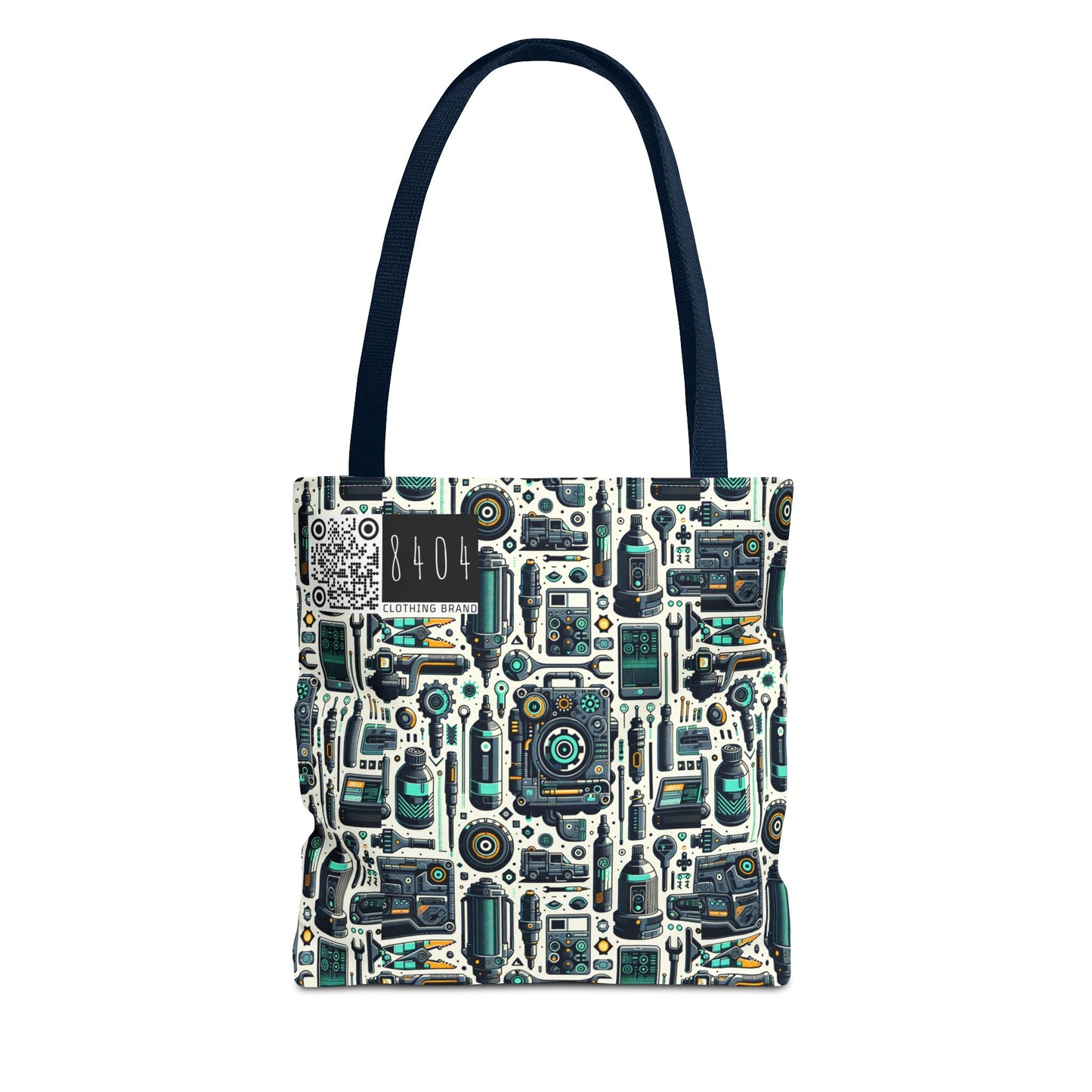Tech Utility Fusion Modern Tech Streetwear Tote Bag - 8404 Design-53