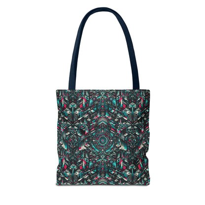 Digital Rebellion Tech-Inspired Streetwear Tote Bag - 8404 Design-54