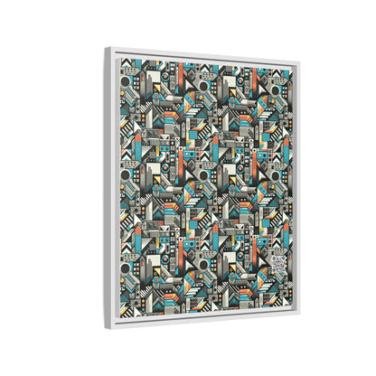 Digital Street Art Urban Street Style Matte Canvas, Framed (multi-color) - 8404 Design-81 B
