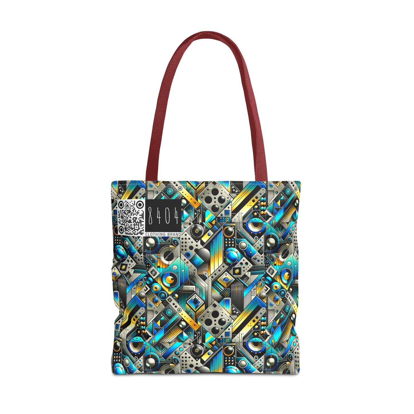 Tech Art Fusion Tech-Forward Streetwear Tote Bag - 8404 Design-50