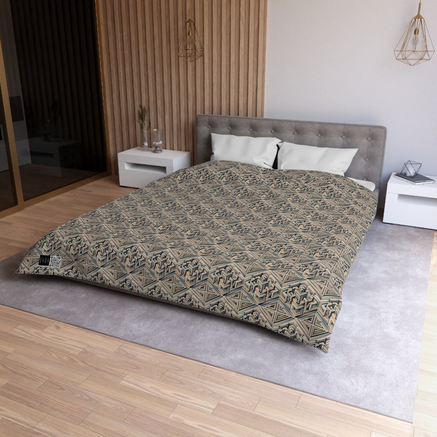 Tech Illusion Graphics Futuristic Artistry Microfiber Duvet Cover - 8404 Design-52