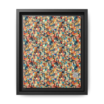 Digital Artistic Expression Artistic Streetwear Matte Canvas, Framed (multi-Color) - 8404 Design-46 B
