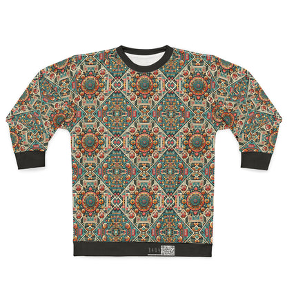 Cultural Fusion Tech Blend of Cultural Heritage With Tech-Inspired Elements Sweatshirt - 8404 Design-74