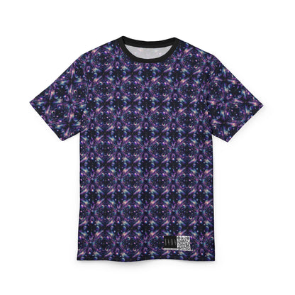 Galactic Hues Tech-Forward Cosmic Fusion Unisex Cut & Sew Tee - 8404 Design-41