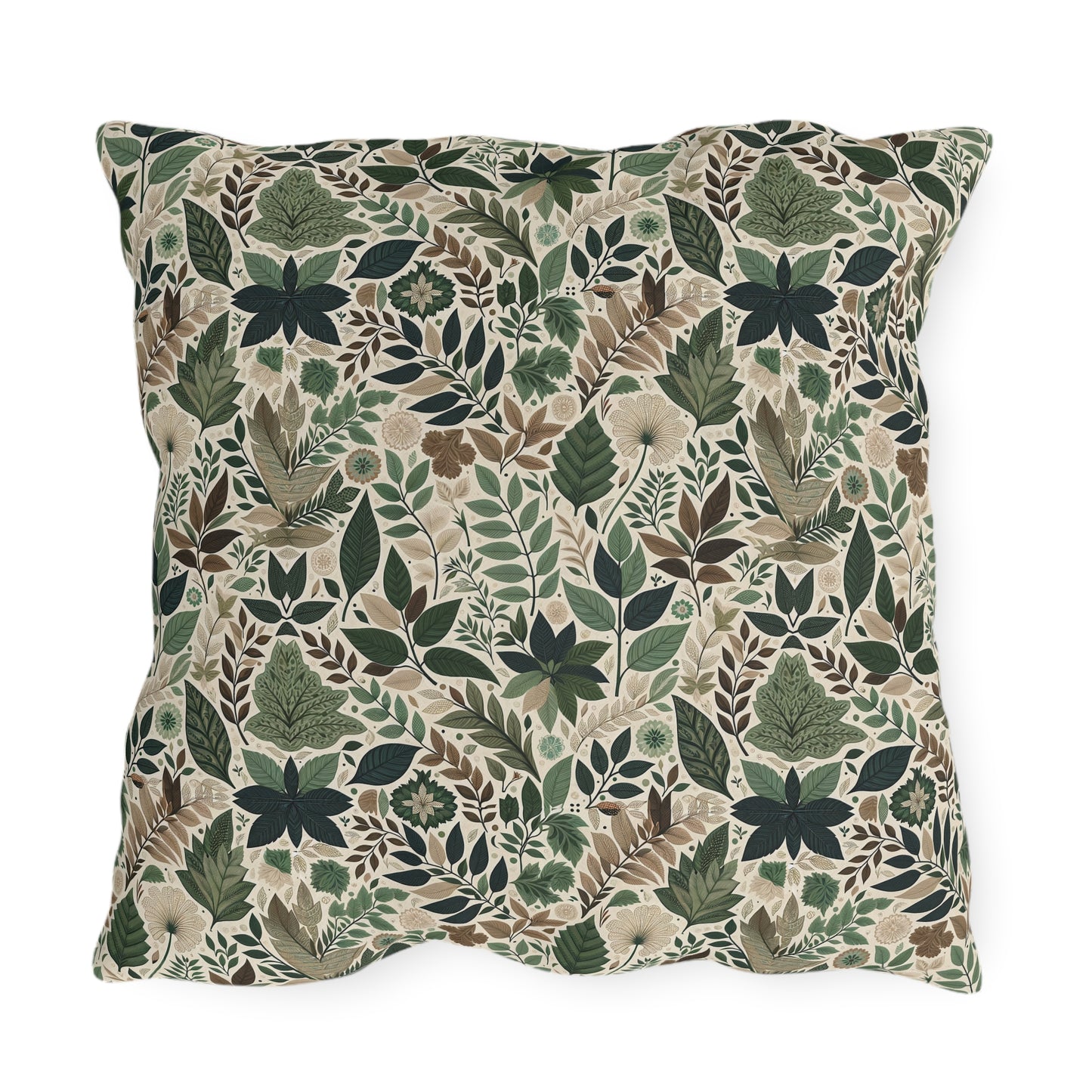 Streetwear Sustainability Environmentally Conscious Streetwear with a Natural Aesthetic Outdoor Pillow - 8404 Design-57