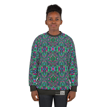 Digital Glitch Vibes Tech-Inspired Streetwear Sweatshirt - 8404 Design-71