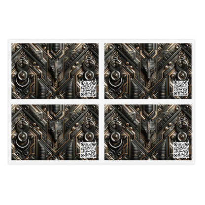 Tech Noir Fusion Sleek Tech Luxe Sticker Sheets - 8404 Design-49