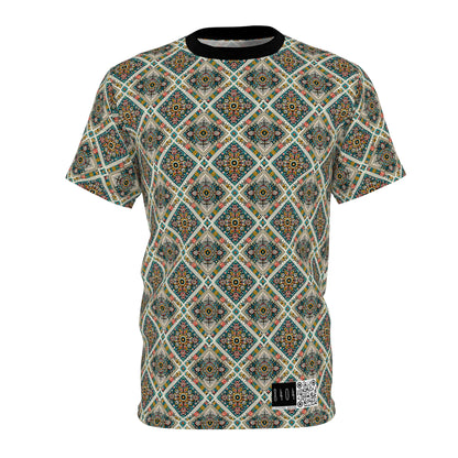 Cultural Fusion Tech Blend of Cultural Heritage With Tech-Inspired Elements Unisex Cut & Sew Tee - 8404 Design-64
