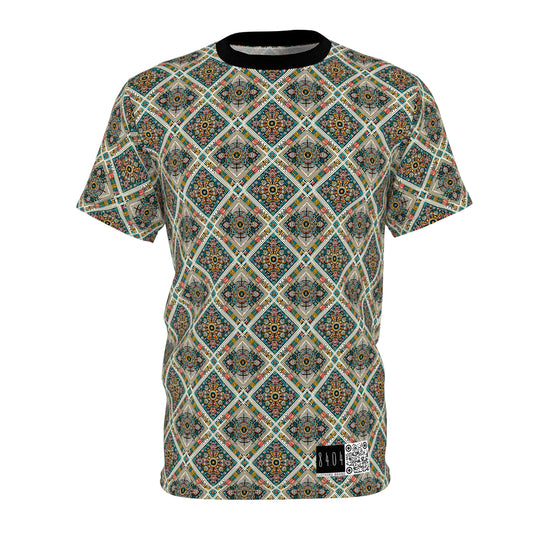 Cultural Fusion Tech Blend of Cultural Heritage With Tech-Inspired Elements Unisex Cut & Sew Tee - 8404 Design-64