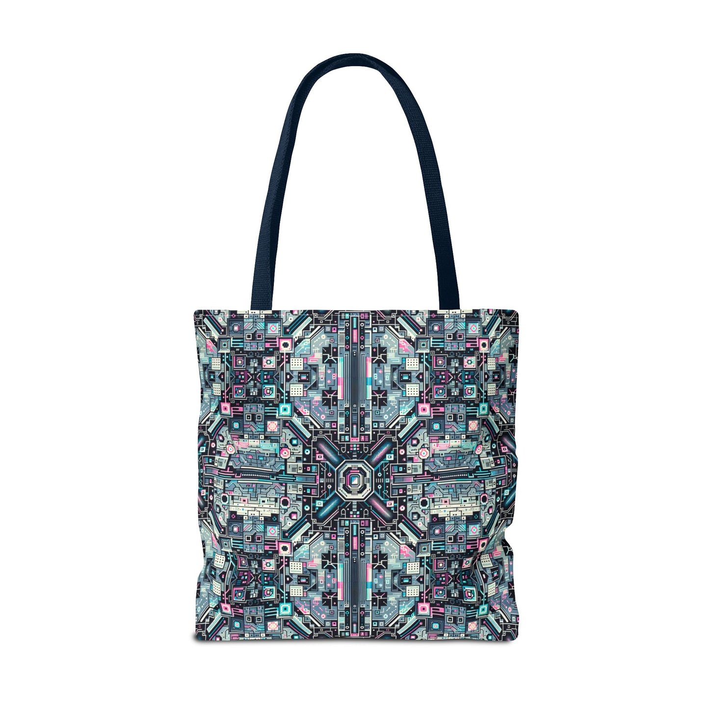 Digital Renaissance Tech-Forward Maximalism Tote Bag - 8404 Design-44