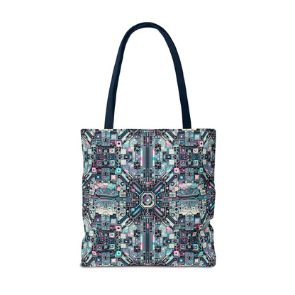 Digital Renaissance Tech-Forward Maximalism Tote Bag - 8404 Design-44