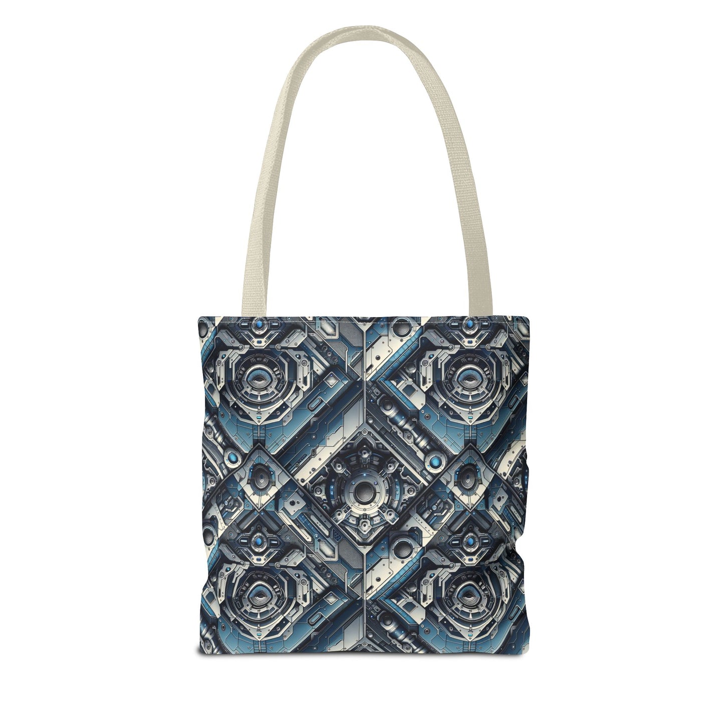 Tech Utility Fusion Tech-Forward Utility With a Futuristic Edge Tote Bag - 8404 Design-43