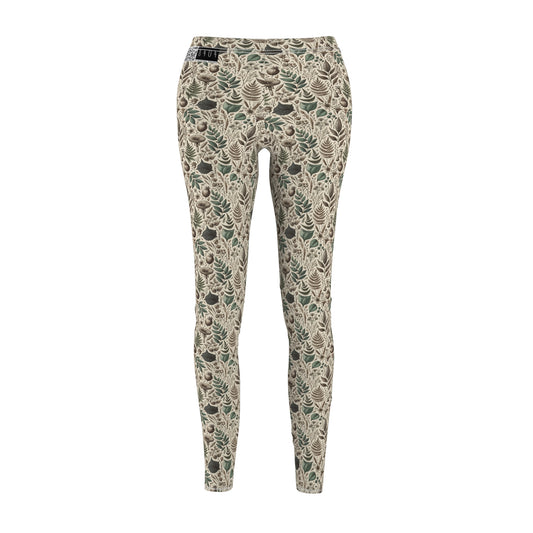 Sustainable Streetwear Modern Eco-Conscious Women's Cut & Sew Casual Leggings - 8404 Design-57