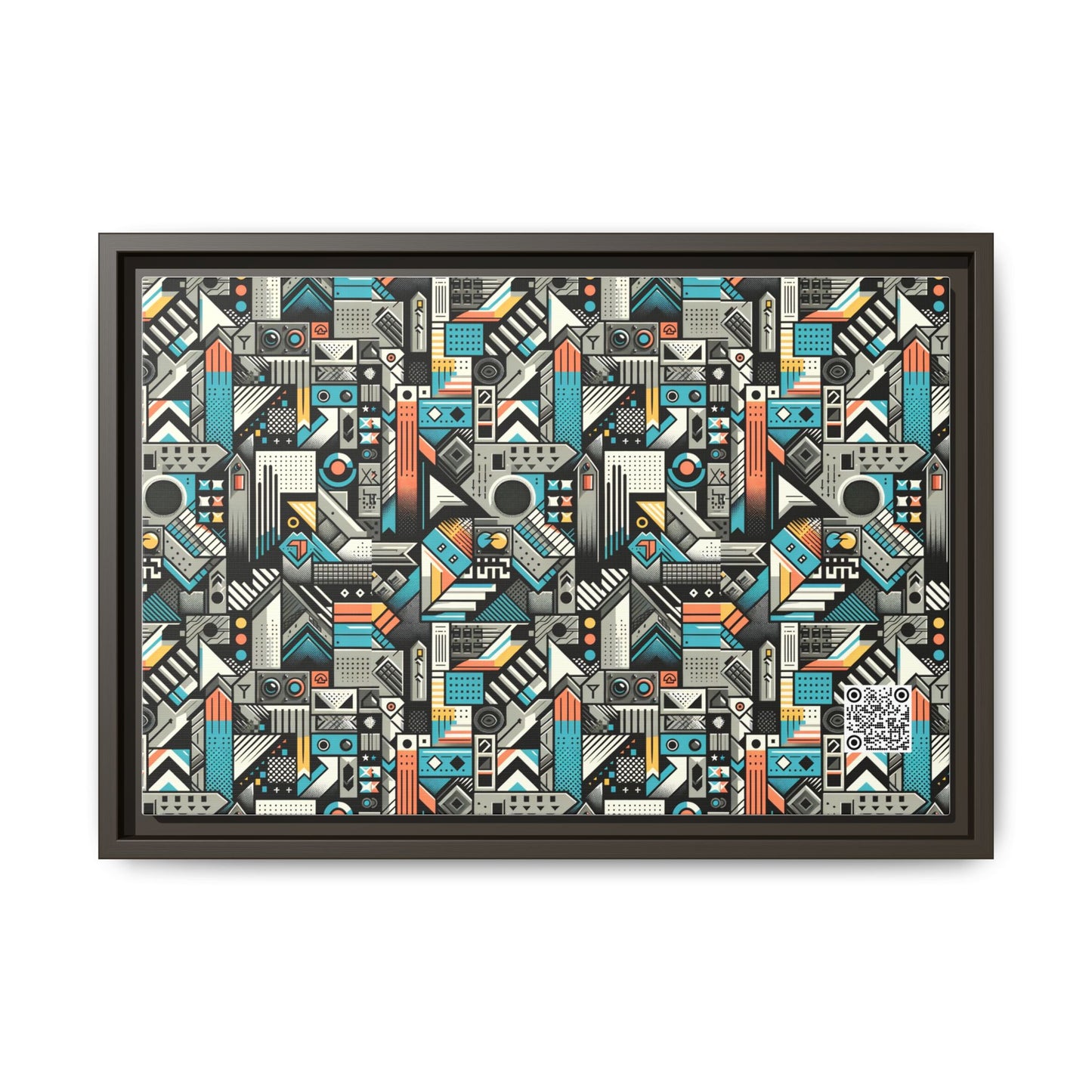 Digital Street Art Urban Street Style Matte Canvas, Framed (multi-color) - 8404 Design-81 B
