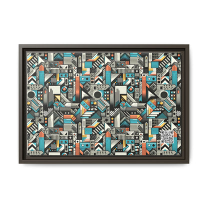 Digital Street Art Urban Street Style Matte Canvas, Framed (multi-color) - 8404 Design-81 B