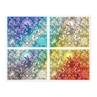 Digital Renaissance Luxurious Streetwear Inspired By Classical Art With a Modern Twist Sticker Sheets - 8404 Design-64