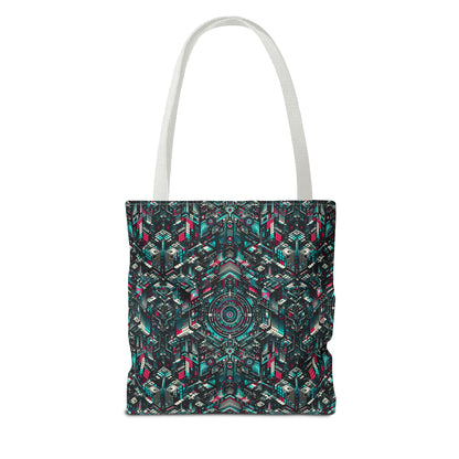 Digital Rebellion Tech-Inspired Streetwear Tote Bag - 8404 Design-54
