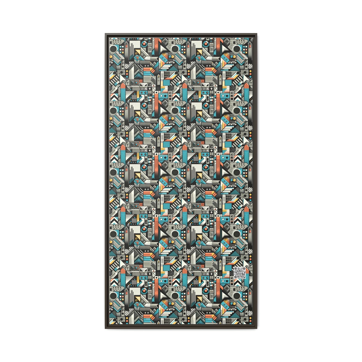Digital Street Art Urban Street Style Matte Canvas, Framed (multi-color) - 8404 Design-81 B