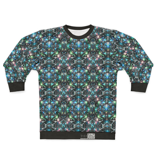 Tech-Infused Futurism Futuristic Tech Sweatshirt - 8404 Design-63