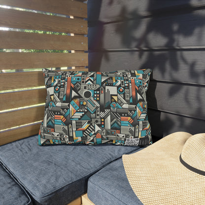 Digital Street Art Urban Street Style Outdoor Pillow - 8404 Design-81