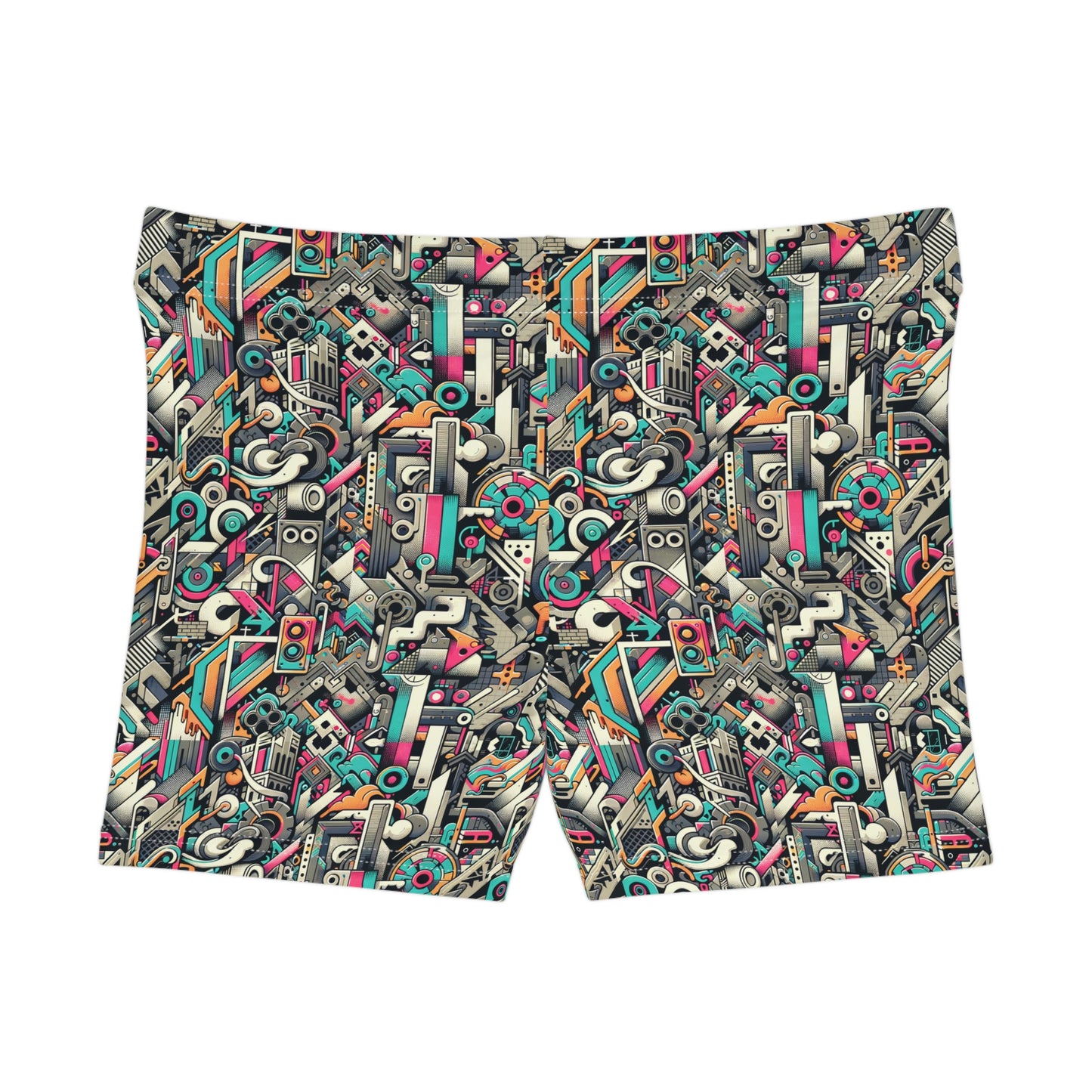 Digital Street Art Urban Street Style Women's Shorts - 8404 Design-74
