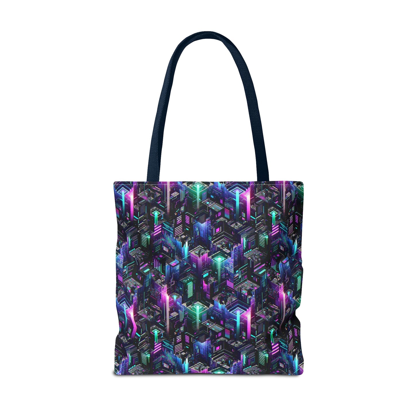 Tech Noir Graphics Futuristic Tech Aesthetics Tote Bag - 8404 Design-55