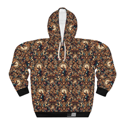 Digital Renaissance Luxurious Streetwear Inspired By Classical Art With a Modern Twist Pullover Hoodie - 8404 Design-64
