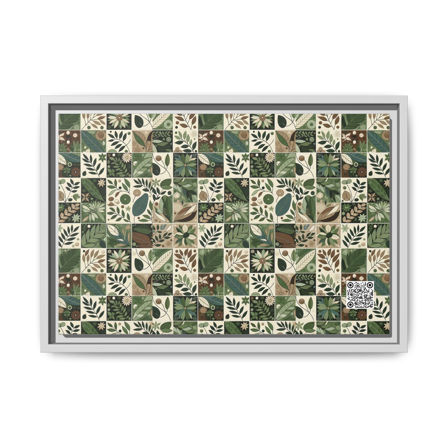 Streetwear Sustainability Environmentally Conscious Streetwear with a Natural Aesthetic Matte Canvas, Framed (multi-color) - 8404 Design-57 B