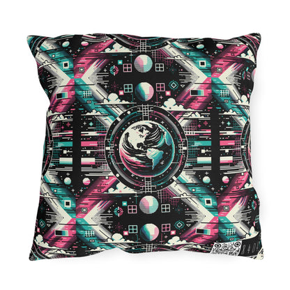 Digital Artistry Digital-native Streetwear Outdoor Pillow - 8404 Design-62