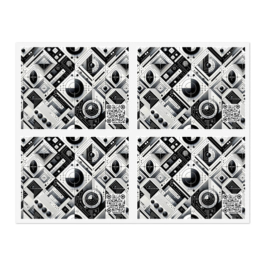 Digital Minimalism Minimalist Tech Sticker Sheets - 8404 Design-65