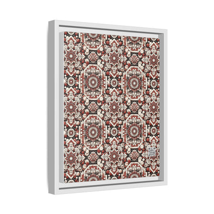 Neo Jomon Sculptural Aesthetics Artisanal Streetwear Matte Canvas, Framed (multi-Color) - 8404 Design-55 A