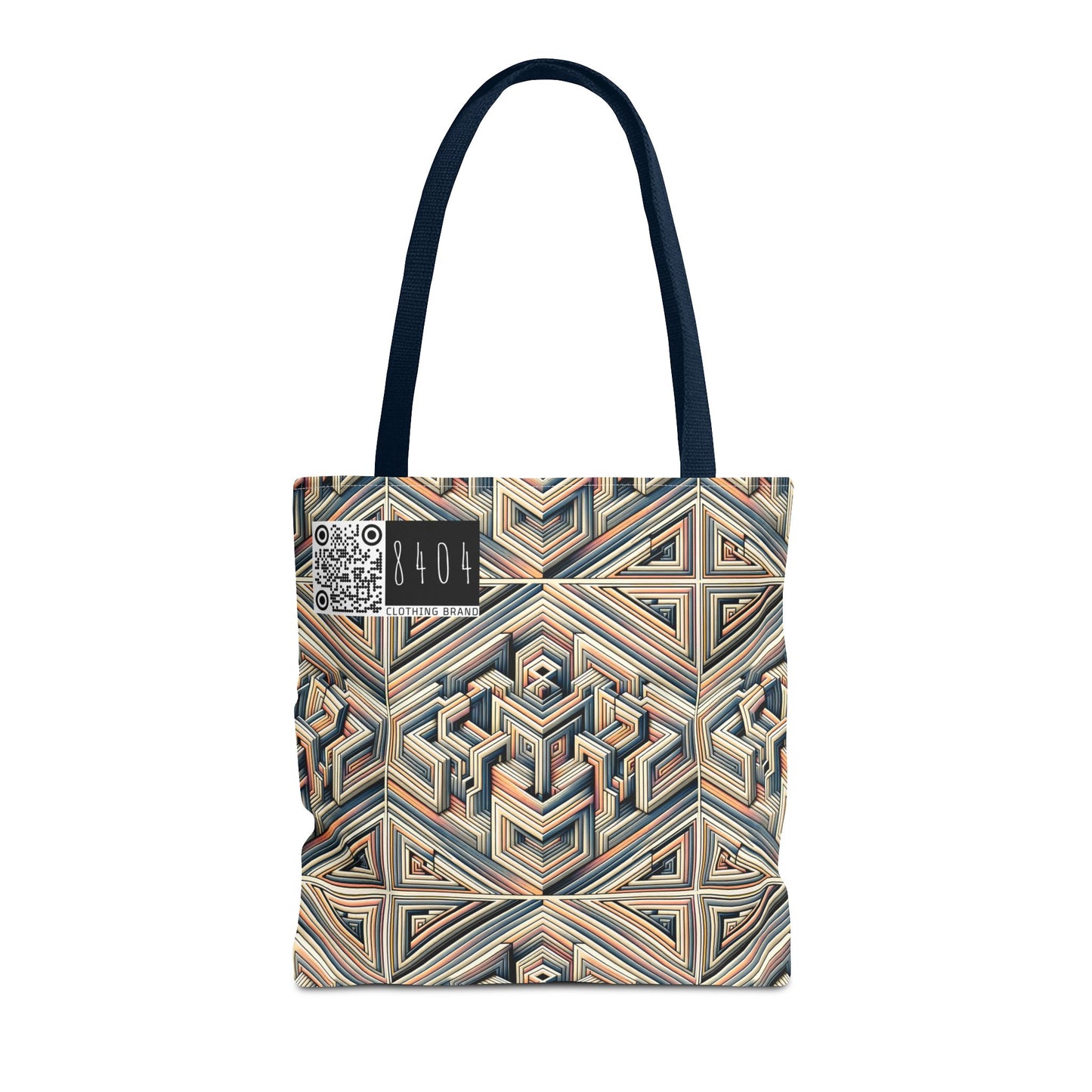 Tech Illusion Graphics Futuristic Artistry Tote Bag - 8404 Design-52