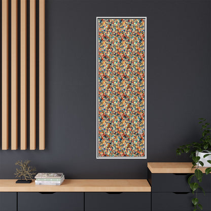 Digital Artistic Expression Artistic Streetwear Matte Canvas, Framed (multi-Color) - 8404 Design-46 B