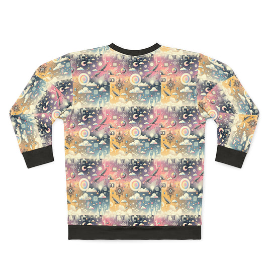 Digital Dreamland Whimsical and Nostalgic Streetwear With a Digital Twist Sweatshirt - 8404 Design-69