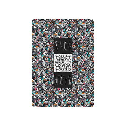 Digital Art Movement Contemporary Digital Poker Playing Cards - 8404 Design-68 S