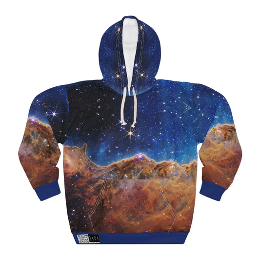 8404 Unisex Adult's "star Birth in Carina Nebula " Fashion Pullover Hoodie