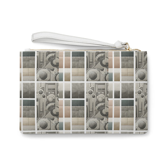 Tech Utility Chic Tech-Forward Minimalist Clutch Bag - 8404 Design-59
